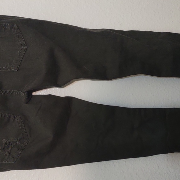 SLIGHTLY USED MACHINE POUR NEUF MODE DARK GREEN JEANS LOW RISE SIZE 28 - Picture 11 of 15